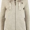 OXMO Sweatvesten Sweatvest Thory Dames Beige -Oxmo Winkel 7ea1528ac4d50eccc9d9518e5b133386
