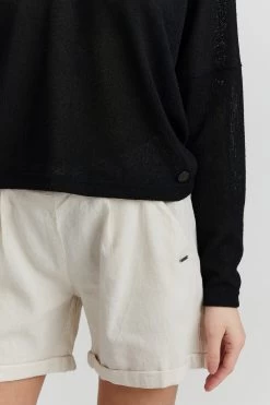 OXMO Basic Truien Trui Katla Dames Zwart -Oxmo Winkel 7eaa1baccce6ba4fd9d967283413988a