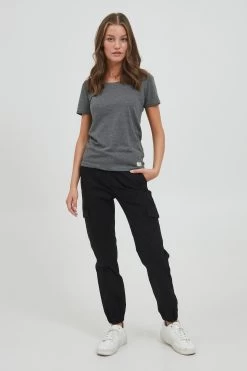 OXMO Cargobroeken Tapered Cargobroek Dames Zwart -Oxmo Winkel 7f98ccfcc2171e885cd2f70a63422c31