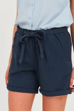 OXMO Shorts Loosefit Broek OXLINA Dames Donkerblauw -Oxmo Winkel 7fec2c95e2604a90b15358a71e1669c8