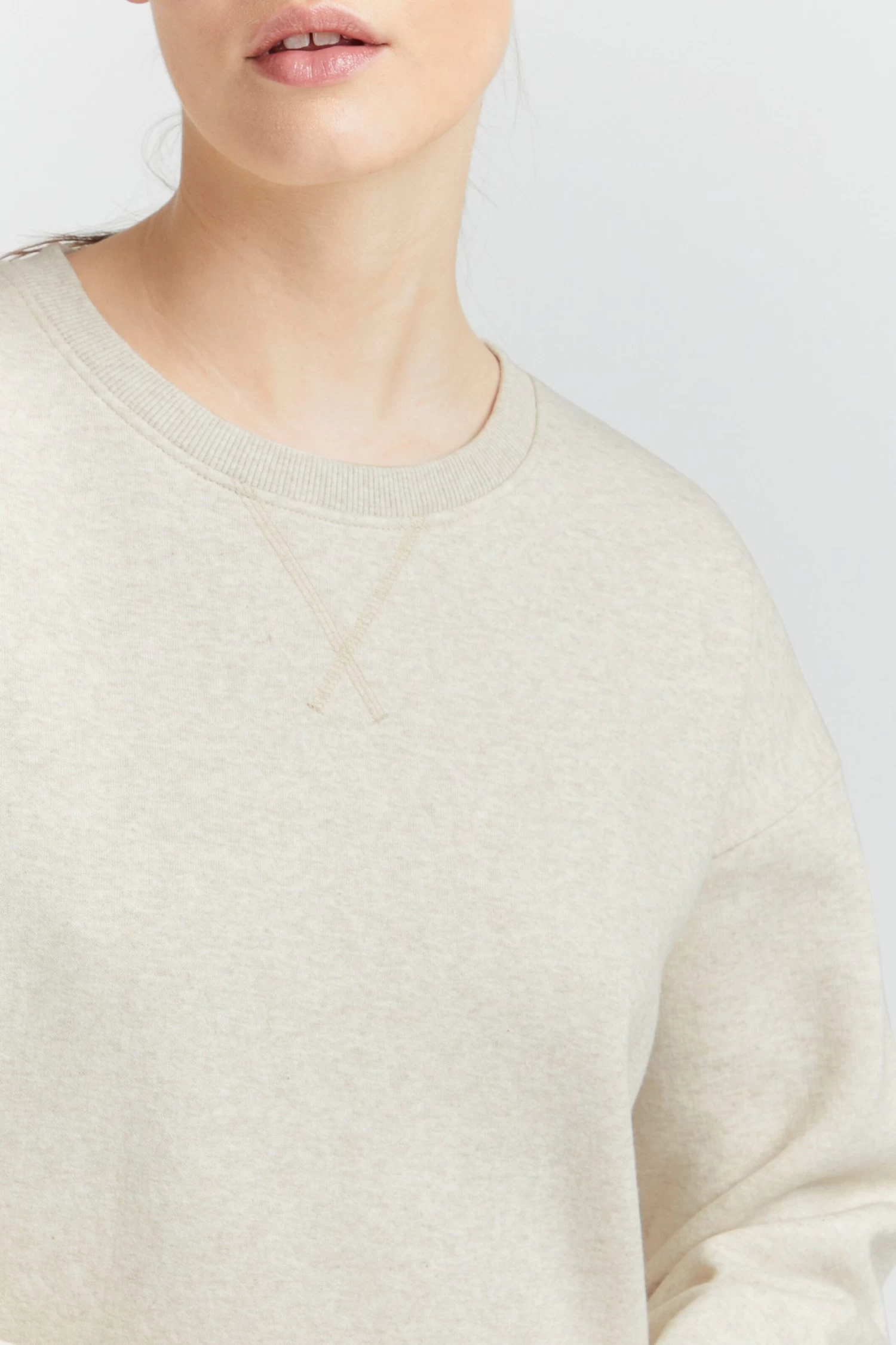 OXMO Mini Jurken Jurk Holly Dames Ecru 7 OXMO Mini Jurken Jurk Holly Dames Ecru - Afbeelding 5