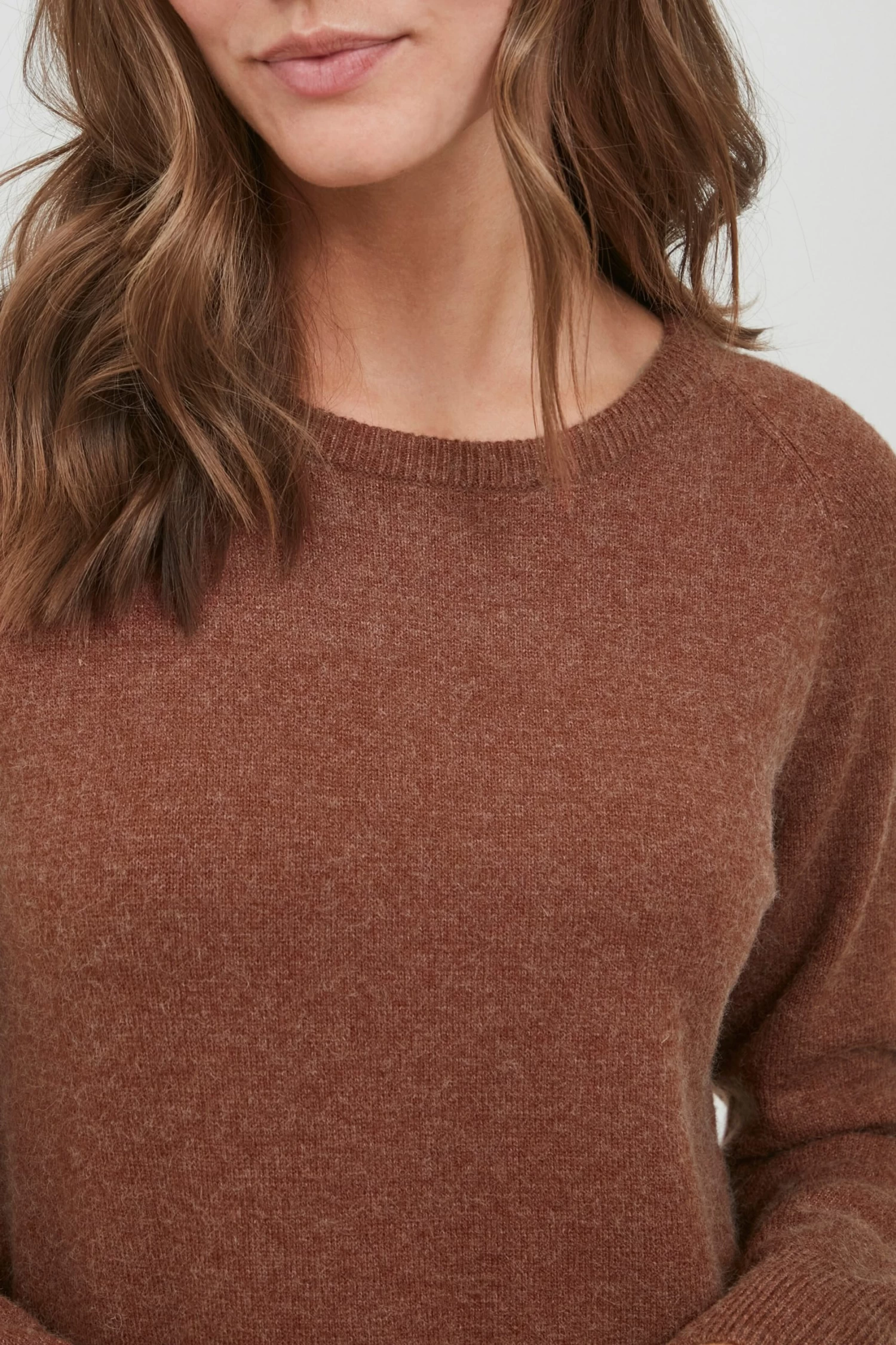 OXMO Mini Jurken Jurk MAREEN Dames Bruin 7 OXMO Mini Jurken Jurk MAREEN Dames Bruin - Afbeelding 5