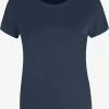 OXMO T-shirts Shirt Otta Dames Blauw