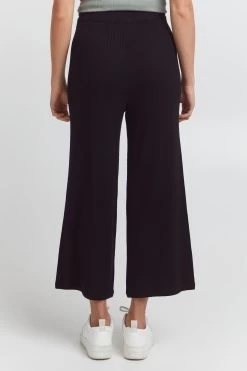 OXMO Pantalons Wide Leg Broek Rie Dames Zwart -Oxmo Winkel 84350179836a62195a8fc10bc08462fa