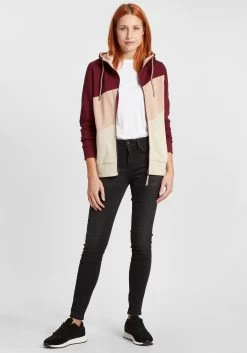 OXMO Sweatvesten Sweatvest Aggi Dames Rood -Oxmo Winkel 844dda47de6a7085b6ec56767e0394b5