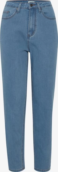 OXMO Straight Regular Jeans ANNE Dames Blauw