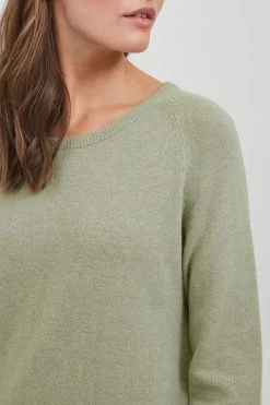 OXMO Mini Jurken Jurk MAREEN Dames Groen -Oxmo Winkel 86c4d79c811649af8240f06ad3d08918