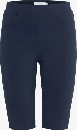 OXMO Shorts Skinny Broek Ditrine Dames Blauw