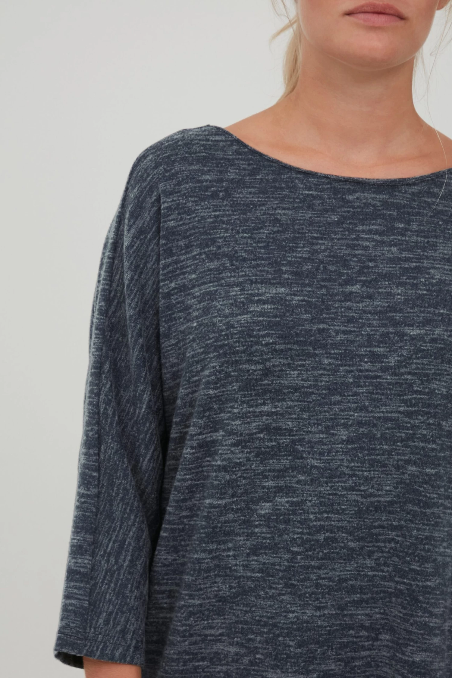 OXMO Mini Jurken Jurk Binala Dames Duifblauw / Donkerblauw 7 OXMO Mini Jurken Jurk Binala Dames Duifblauw / Donkerblauw - Afbeelding 5