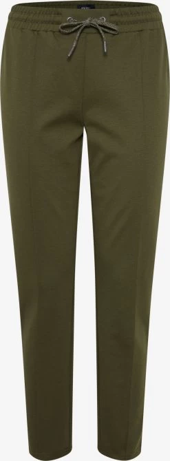 OXMO Pantalons Regular Broek Dames Donkergroen