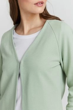 OXMO Sweatvesten Sweatvest OXJonia Dames Groen -Oxmo Winkel 886168bdc8c70d93f41070a6d831ebb9