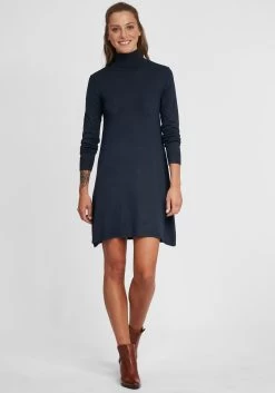 OXMO Mini Jurken Jurk Winala Dames Donkerblauw -Oxmo Winkel 887764901ace823751fab41e1b60c810