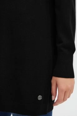 OXMO Vesten Gebreid Vest Oxkat Dames Zwart -Oxmo Winkel 8a5ab0a956f015f6828afe618cd717c2