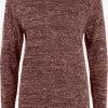 OXMO Fijngebreide Truien Trui Dames Bruin