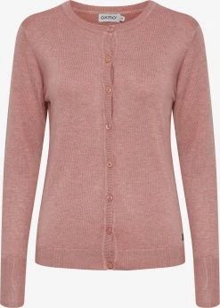 OXMO Vesten Gebreid Vest Hlin Dames Rosa