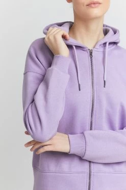 OXMO Sweatvesten Sweatvest Holunder Dames Lila -Oxmo Winkel 8b52db2828f5d97e0ba8ee79316b2849