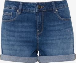 OXMO Denim Shorts Regular Jeans ANDREJA Dames Blauw