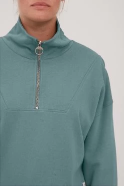 OXMO Truien Trui Dames Groen -Oxmo Winkel 8e913b41cb401879bcae082f1bb03848