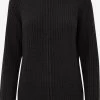 OXMO Vesten Gebreid Vest Sal Dames Zwart
