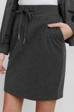 OXMO Mini Rokken Rok Arna Dames Antraciet -Oxmo Winkel 90dd0a3a28101355ad8d9ecbec84340c