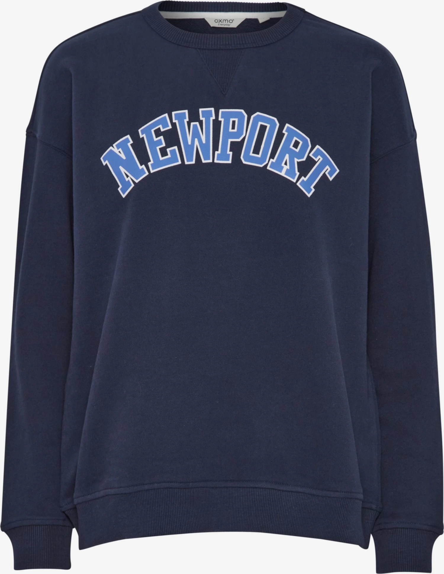 OXMO Sweatshirts Sweatshirt Coleen Dames Blauw 3 OXMO Sweatshirts Sweatshirt Coleen Dames Blauw