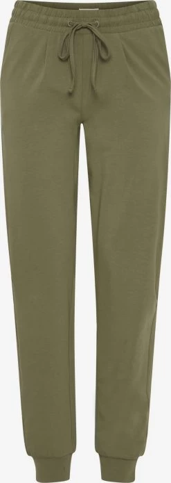 OXMO Pantalons Tapered Broek Oxodette Dames Olijfgroen