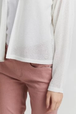 OXMO Vesten Gebreid Vest KIKE Dames Beige -Oxmo Winkel 9406f59e19ef1b78094a811f27c6a710