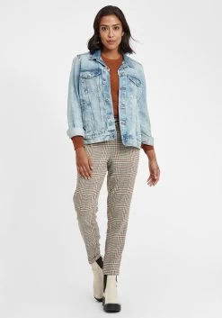 OXMO Fijngebreide Truien Trui Sarah Dames Bruin -Oxmo Winkel 95063c902c13dd7c5384911e1574541b