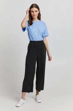 OXMO Pantalons Wide Leg Broek OXBryndis Dames Zwart 11 OXMO Pantalons Wide Leg Broek OXBryndis Dames Zwart -Oxmo Winkel 960fef24a9908f51b0e5d3d57f691415