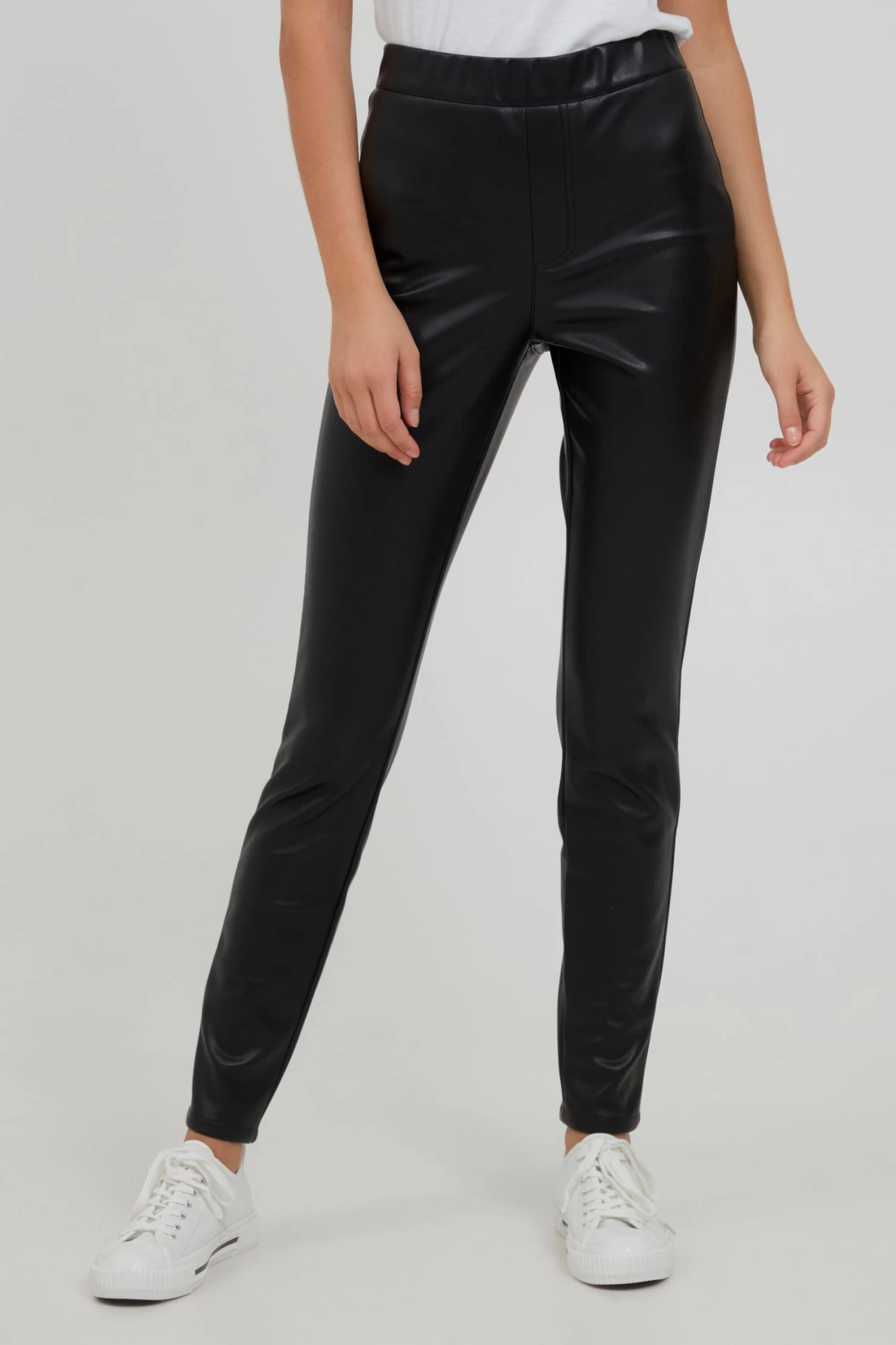 OXMO Broeken Slimfit Leggings PAULINE Dames Zwart 4 OXMO Broeken Slimfit Leggings PAULINE Dames Zwart - Afbeelding 2