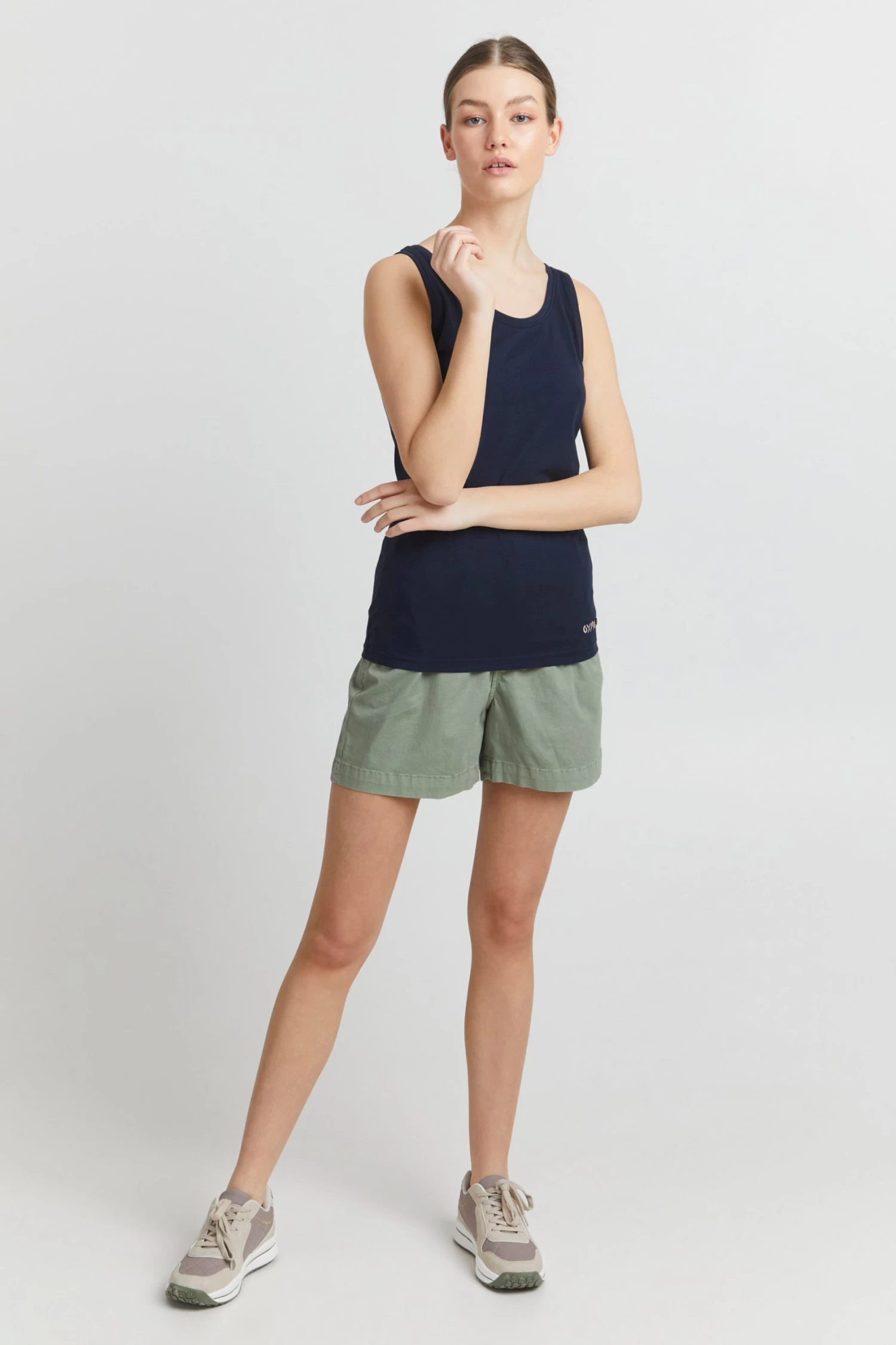 OXMO Spaghetti Tops Top Pina Dames Zwart 5 OXMO Spaghetti Tops Top Pina Dames Zwart - Afbeelding 3