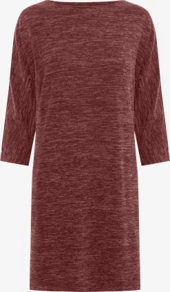 OXMO Mini Jurken Jurk Binala Dames Bruin Gemêleerd