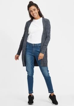 OXMO Jeans Slimfit Jeans Dames Blauw -Oxmo Winkel 9921d42b1af06d86477c4434cda239a6