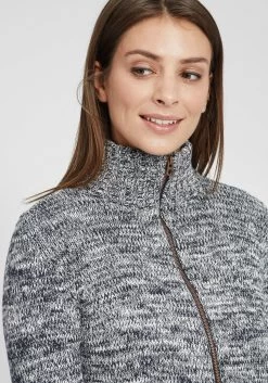 OXMO Vesten Gebreid Vest Dames Blauw / Grijs 12 OXMO Vesten Gebreid Vest Dames Blauw / Grijs -Oxmo Winkel 99dbeaaba7aba2e698f03c5aaf0f764f