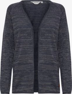 OXMO Vesten Gebreid Vest Danila Dames Blauw