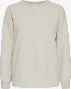 OXMO Sweatshirts Sweatshirt Holma Dames Beige Gemêleerd