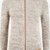OXMO Vesten Gebreid Vest Phenix Dames Beige