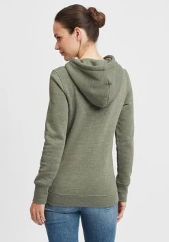 OXMO Hoodies Trui Olive Dames Groen -Oxmo Winkel 9bc241718c58c178ed9f056725444a63