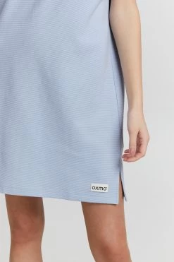 OXMO Mini Jurken Jurk JONNA Dames Blauw / Lichtblauw -Oxmo Winkel 9ca258010b893d77d45cac314ef8fca1