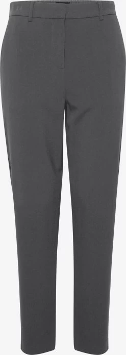OXMO Pantalons Regular Broek Dames Donkergrijs
