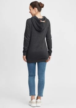 OXMO Hoodies Sweatshirt Vicky Dames Grijs / Donkergrijs -Oxmo Winkel 9e3a7481f953a27936400af5bc8b1e8f