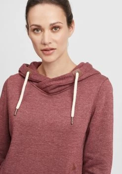 OXMO Hoodies Sweatshirt Vicky Hood Dames Rood / Bordeaux 12 OXMO Hoodies Sweatshirt Vicky Hood Dames Rood / Bordeaux -Oxmo Winkel 9e7ad80eed3750a55e99d27287d7fc5f