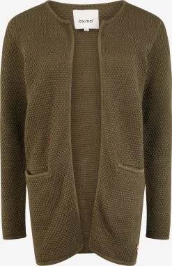 OXMO Vesten Gebreid Vest Hilda Dames Groen