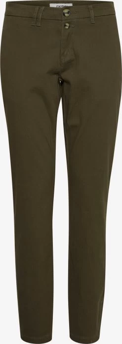 OXMO Chinos Regular Chino Pilar Dames Kaki / Olijfgroen