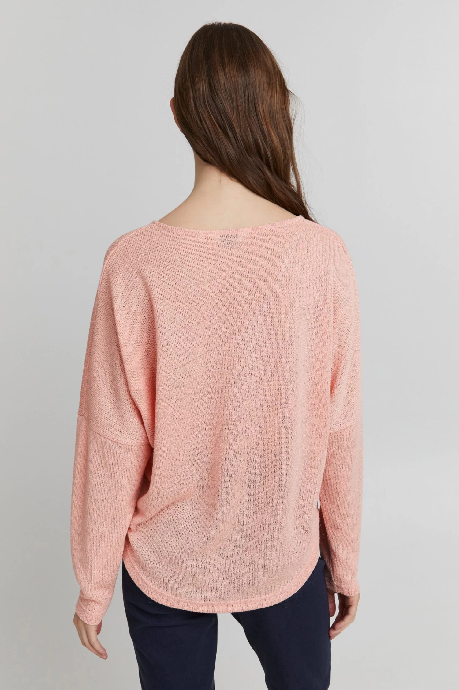 OXMO Basic Truien Trui Katla Dames Rosa 6 OXMO Basic Truien Trui Katla Dames Rosa - Afbeelding 4