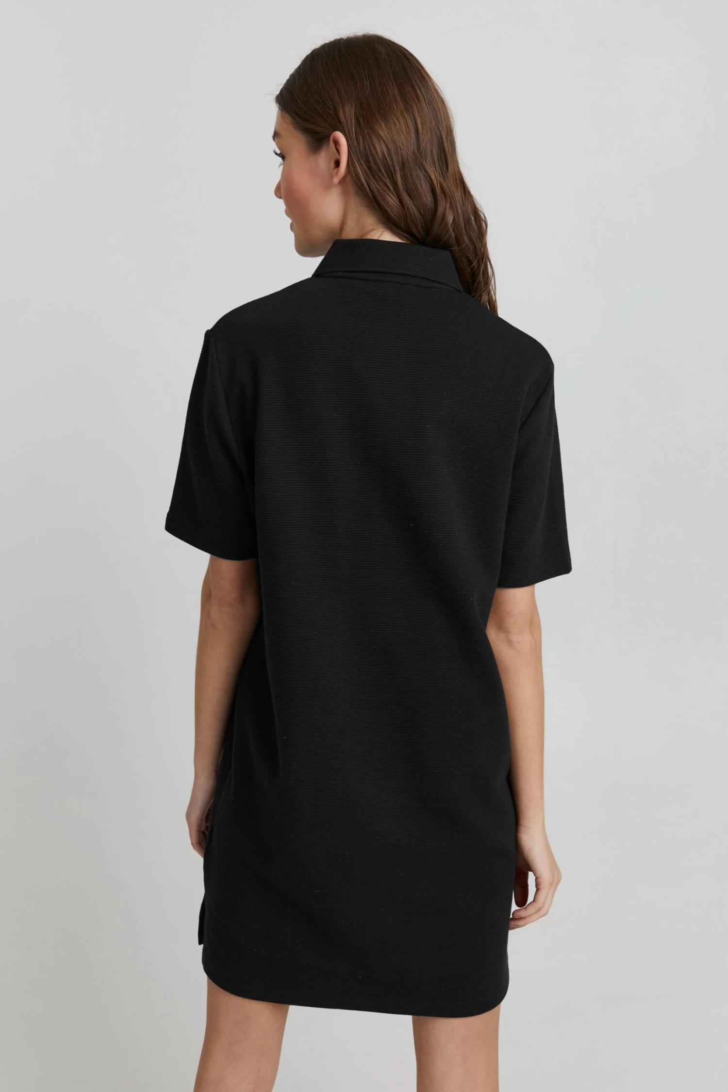 OXMO Mini Jurken Jurk JONNA Dames Zwart 6 OXMO Mini Jurken Jurk JONNA Dames Zwart - Afbeelding 4