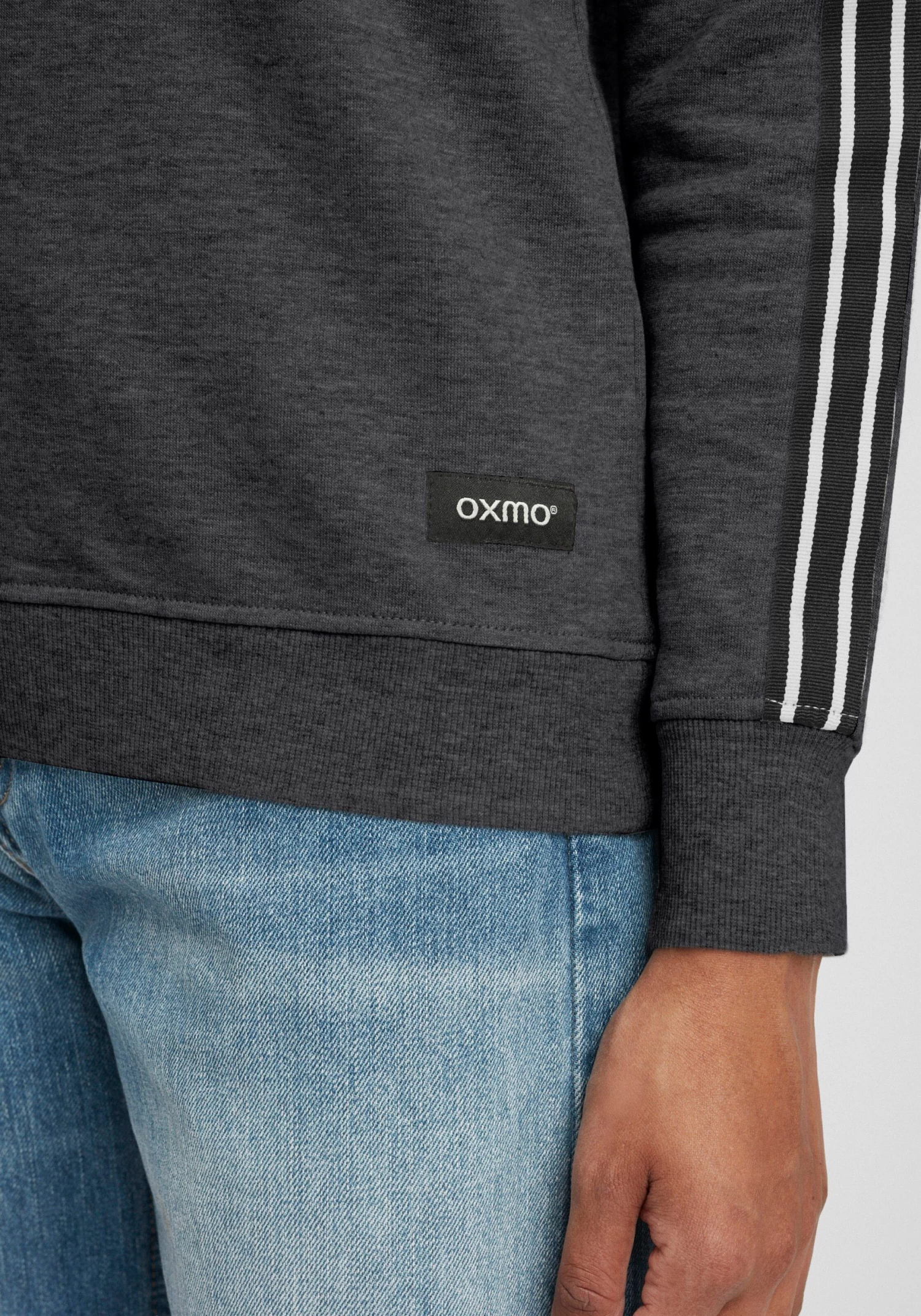 OXMO Sweatshirts Sweatshirt Gabita Dames Grijs 8 OXMO Sweatshirts Sweatshirt Gabita Dames Grijs - Afbeelding 6