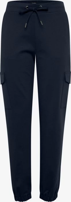 OXMO Cargobroeken Loosefit Cargobroek Henni Dames Zwart