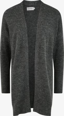 OXMO Vesten Gebreid Vest Gisele Dames Grijs