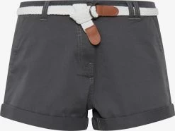 OXMO Shorts Regular Chino Chanett Dames Grijs